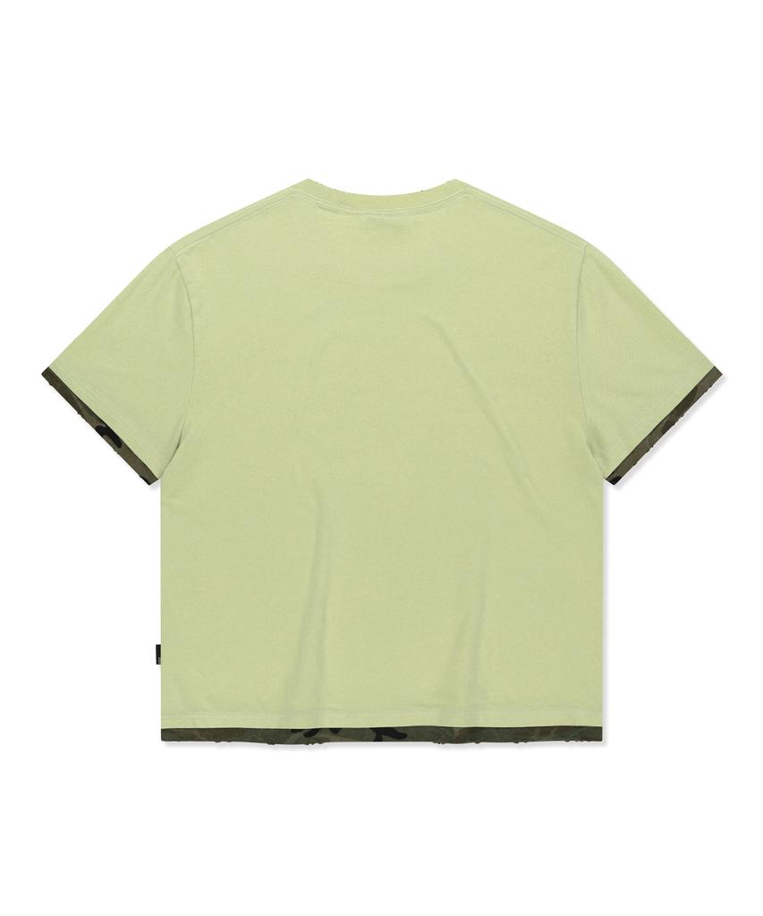 BROWNBREATH Eliminate Crop Tee - Yellow