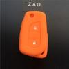 ZAD Silicone Rubber Car Key Cover Case Shell Set Protector Fob for Toyota Aygo Yaris Highlander Camry RAV4 2 Button Key  Holder