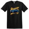 Classic Blue Muscle Car Graphic T Shirt for Car Lovers Unique Design Tee