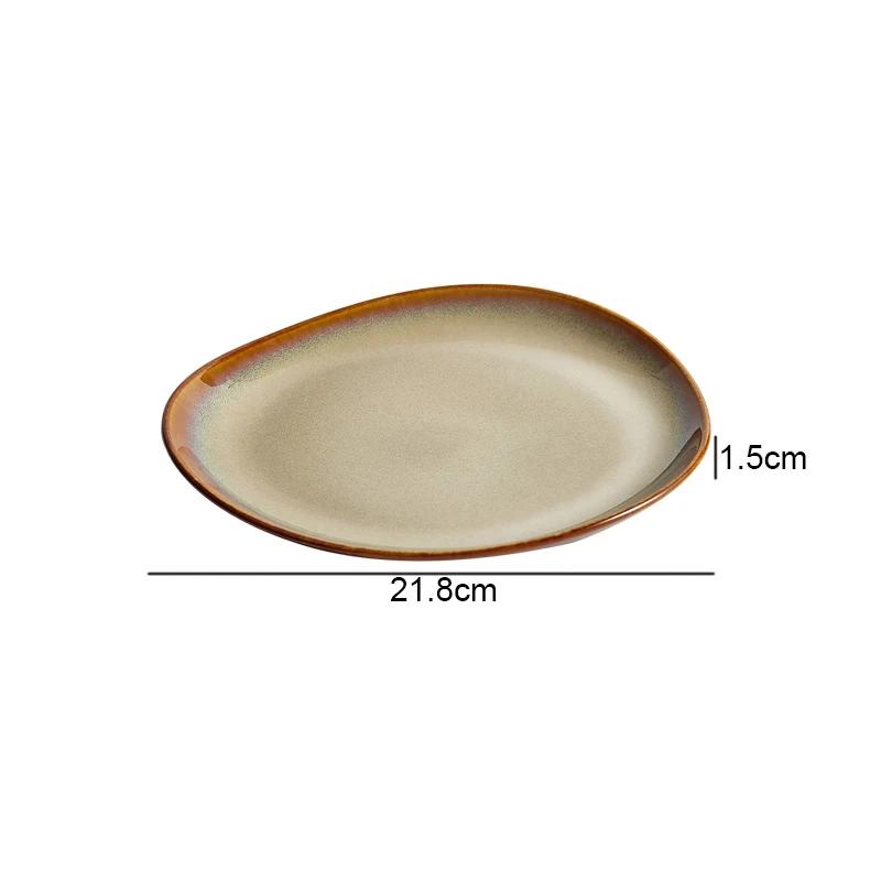 

Печные изменения Неправильная тарелка Керамическая посуда Тарелка для стейка Тарелка для закусок и десертов Тарелки для пасты Художественная концепция Посуда