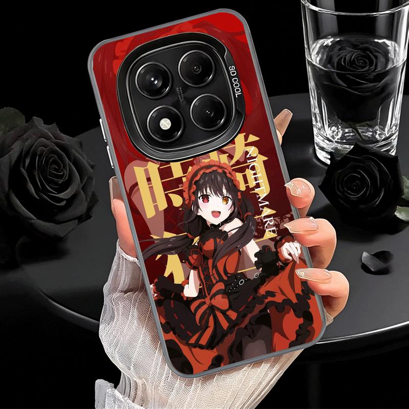 Date A Live Tokisaki Kurumi Soft Phone Case for Xiaomi Redmi Note 13 14 15 Pro Plus 12S 12 11S 11 11T 10S 10 Shockproof Cover Ba