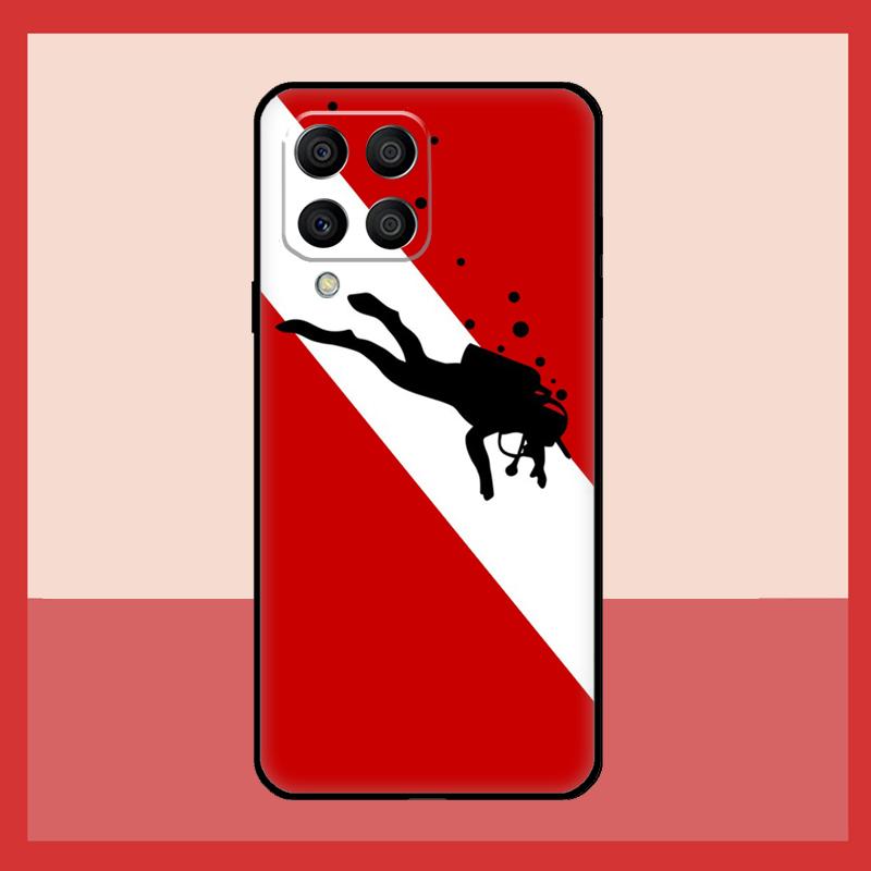 Diver Down Scuba Case For Samsung Galaxy M31 M21 M13 M33 M53 M15 M35 M55 M16 M36 M56 M12 M32 M52 M14 M34 M54
