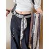Silk Scarf Waist Chain: Trendy, Versatile, Unique Design Accessory