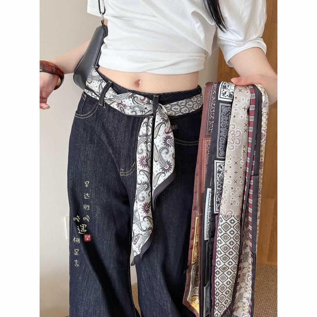 Silk Scarf Waist Chain: Trendy, Versatile, Unique Design Accessory