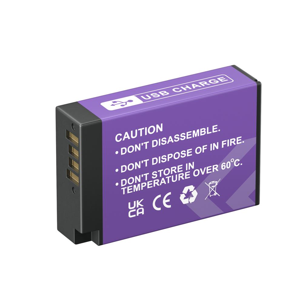 PALO Nová baterie LP-E17 LPE17 LP E17 Typ C nabíjení 1800 mAh pro Canon EOS RP 200 250D M3 M5 M6 750D 760D T6i T6s 800D 8000D 77D Kiss X8i