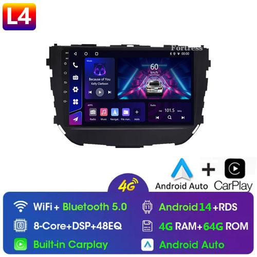 For Suzuki Vitara Brezza 2016 - 2019 Car Radio Multimedia Video Player Navigation Android 13 2din 2 Din DVD Carplay Android Auto