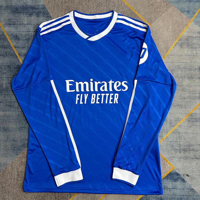 Real Madrid Fan Edition World Cup 26 Second Away Long Sleeve Jersey L синий