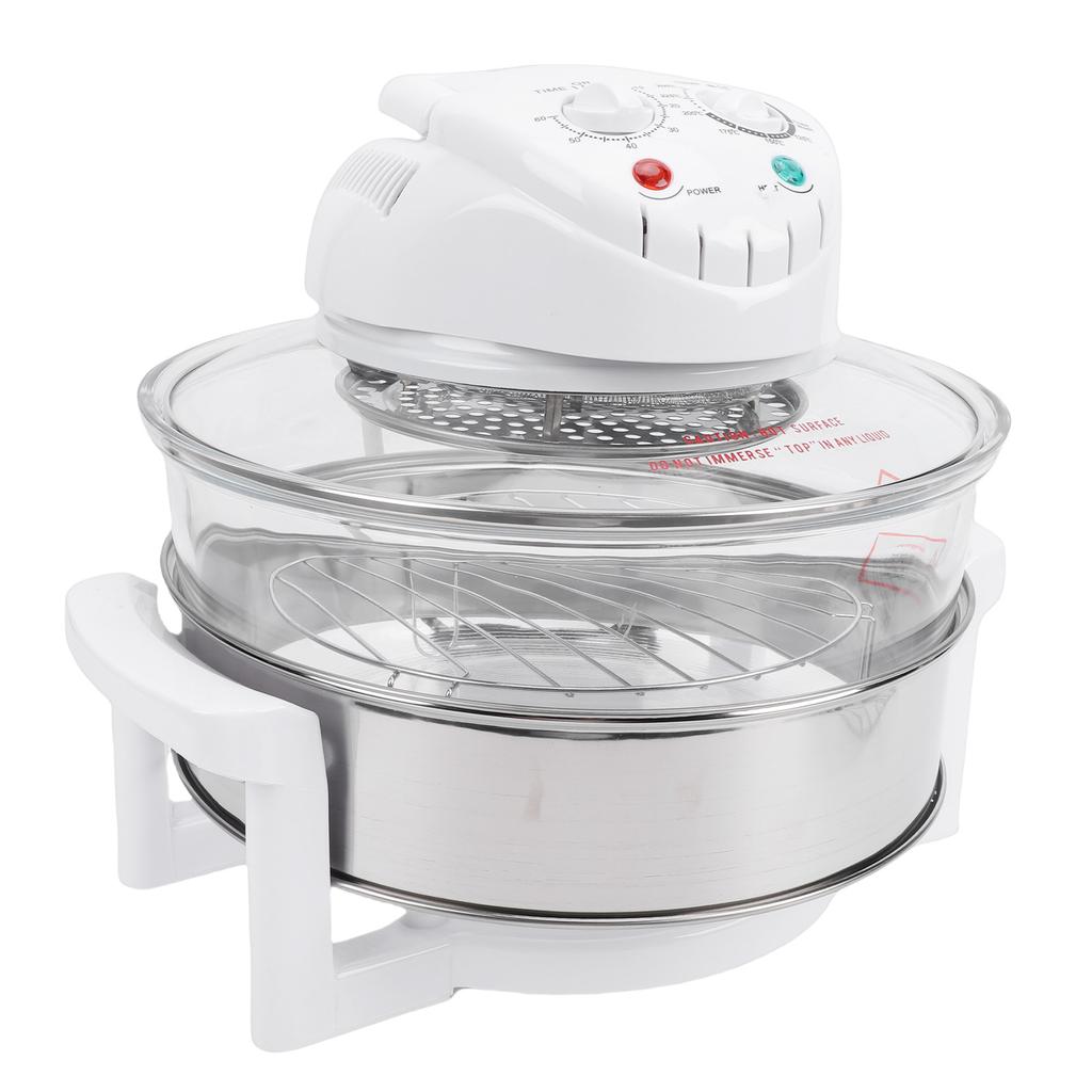 Fritteuse 17L 360 Grad Sichtbare Fritteuse mit Temperaturregelung Multifunktionskocher für Küchen Restaurants Imbissstände