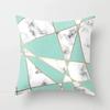 Pink Geometric Abstract Decorative Pillows Case Marble Pattern Flower Designer White and Black Grey Cheap Cushion Cover 45*45 Cm
