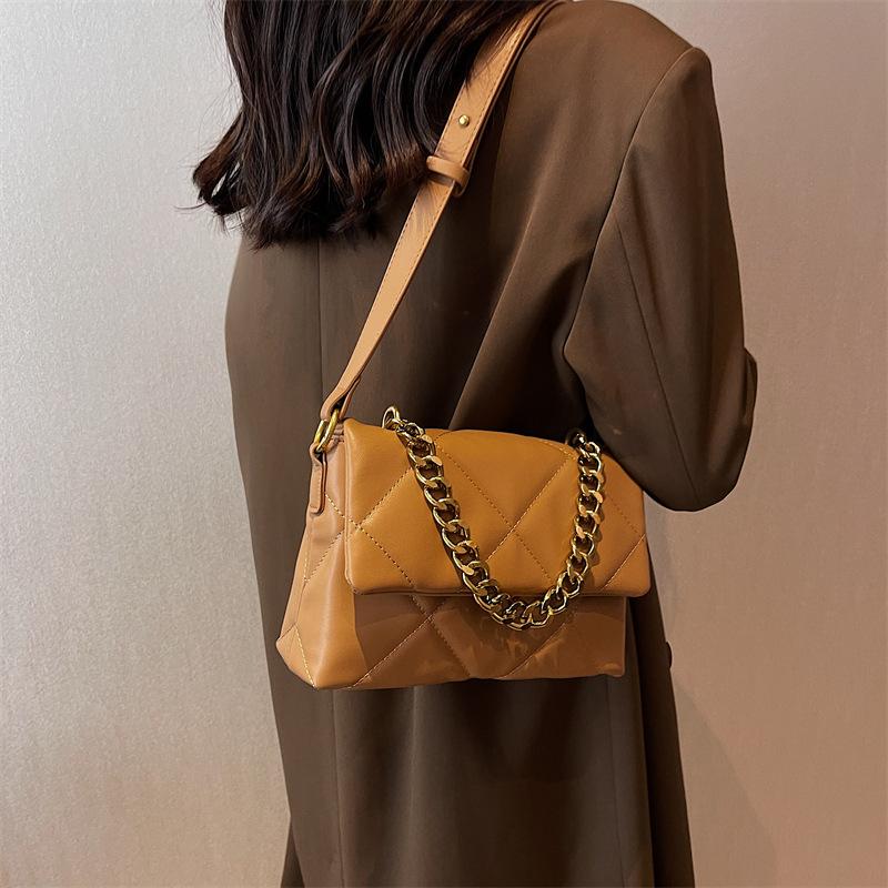 Tasche Damen Neu Achsel Schulter Umhängetasche Einfarbig Pendlertasche