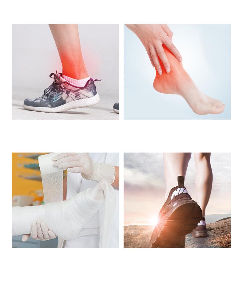 Anti-Slip Telescopic Crutch for Ankle and Calf Injuries