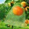 200Pcs Fruit Protection Netting Bags with Drawstring Reusable Grape Grow Bags Strawberry Cover Mesh Bags for Pests Control