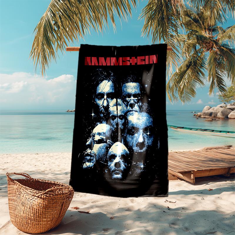 Till Lindemann, Lead Singer of the German Heavy Metal Rock Band Rammstein, Outdoor Camping Vacation Swimming Beach Scarf Decorative Blanket F15