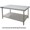 Stainless Steel Commercial Kitchen Prep Table