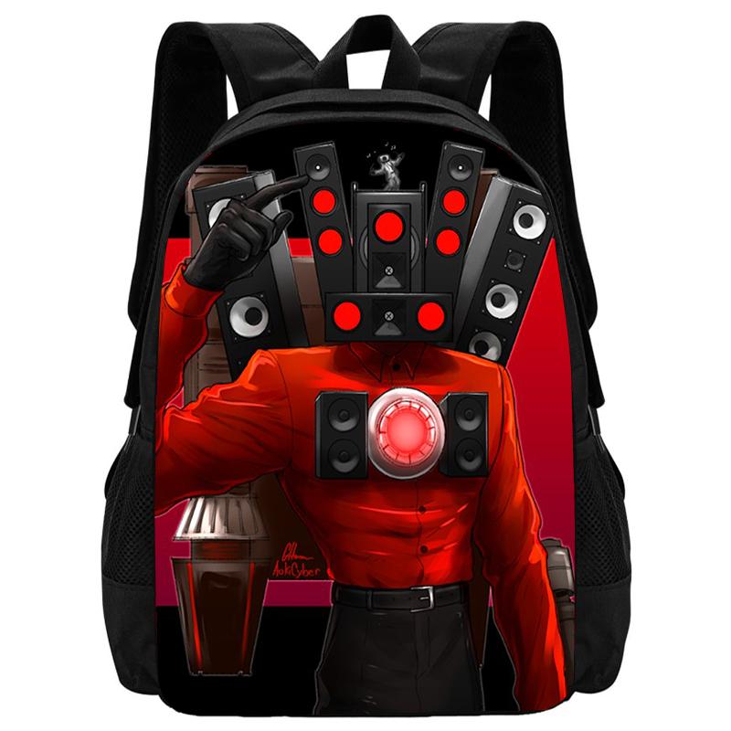 Mochila Skibidi Toilet School Backpack Cartoon School Bag for Boys  Titans Cameraman Children Backpack  Speaker Tv Man Kids Bags