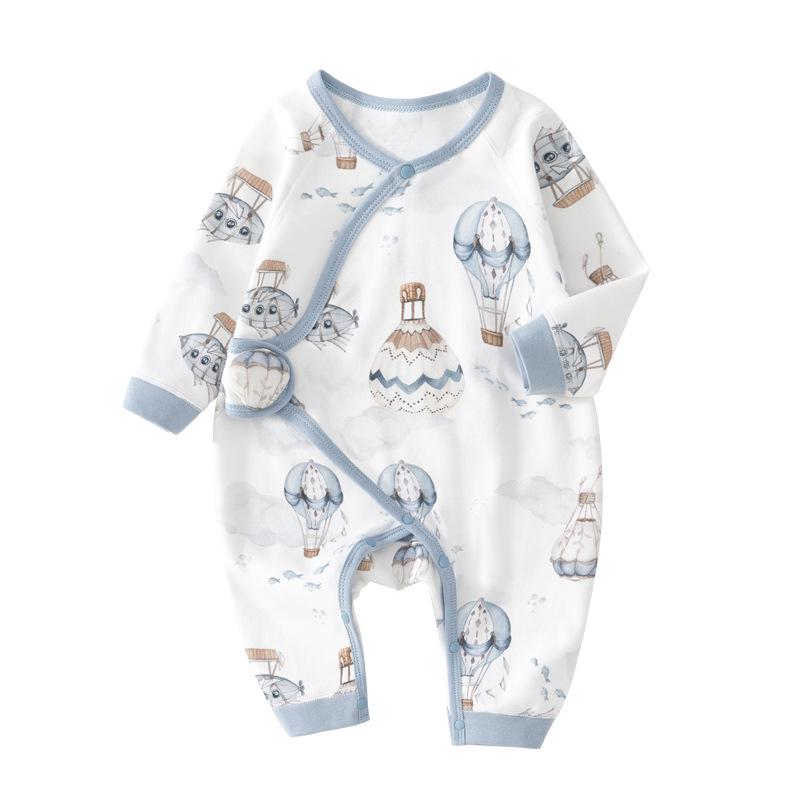 Newborn Baby Onesies: Spring & Autumn Pure Cotton Underwear for 0-3 Months
