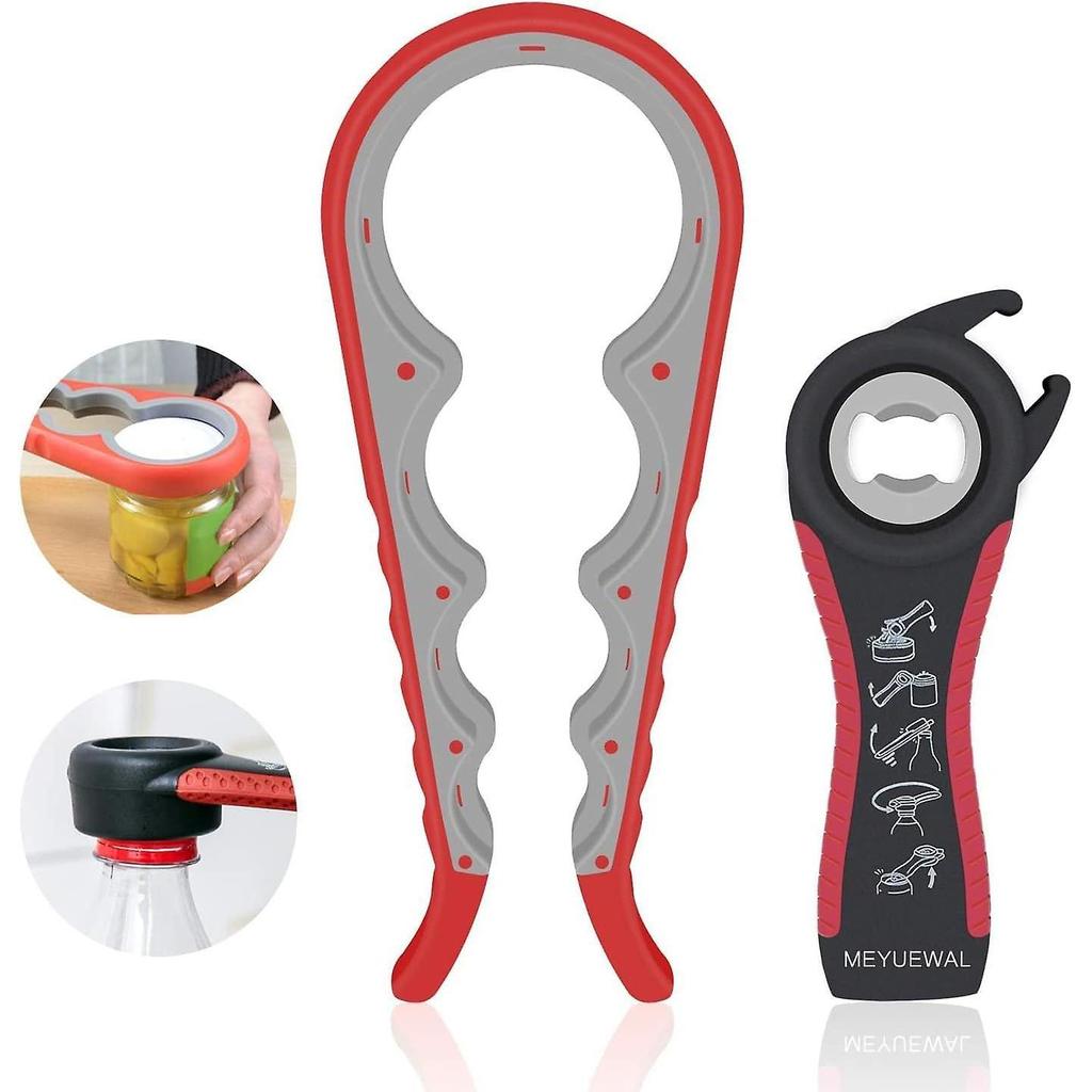 Multi-Use Jar Opener with Non-Slip Handle Labor-saving Bottle Opening Tool for Home Kitchen