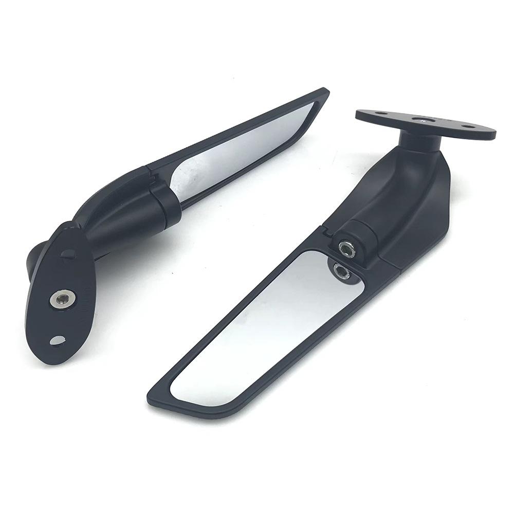 Motorcycle Adjustable Rotating Rearview Mirror Wind Winglets Reflector For Yamaha YZFR6 YZFR1 For Kawasaki Ninja 650 400