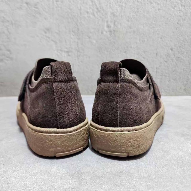 Herren Retro Birkenstock Vollfuß-Slipper Freizeit Wildlederschuhe mit bequemer weicher Sohle