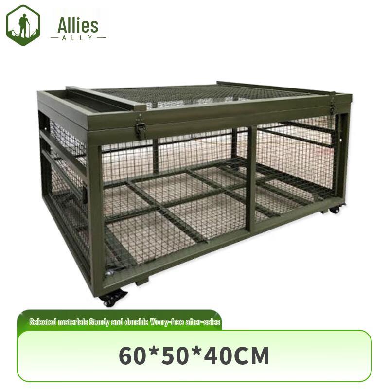 Portable Material Transport Mesh Container