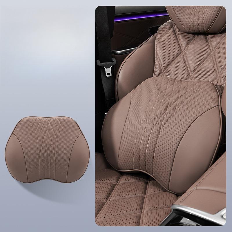 High-End Car Neck Support Headrest And Lumbar Support Cushion Automotive Interior Products for Seat Back Protection