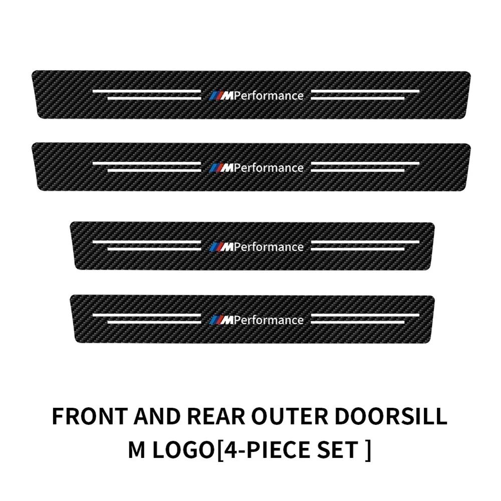 Gorący 2025 Nowy Skórzany Naklejka Ochronna Przeciw zarysowaniom na Progi Samochodowe dla Bmw Performance E46 E90 E60 F10 F30 E39 E36 F20 E87 G30 E9