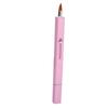 Retractable Lipstick Brush Dual Head Makeup Brush with Cover for Lip Liner Concealer Pink