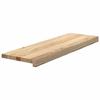 VidaXL Stair Treads 4 Pcs Untreated 80x25x2cm Solid Oak Wood 3282894