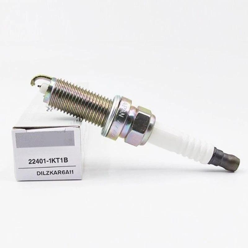 4pcs Dual Iridium Spark Plug 22401-1KT1B for Nissan JUKE F15 QASHQAI J10 NJ10 JJ10E 1.6 HR16DE ENG DILZKAR6A11 91691