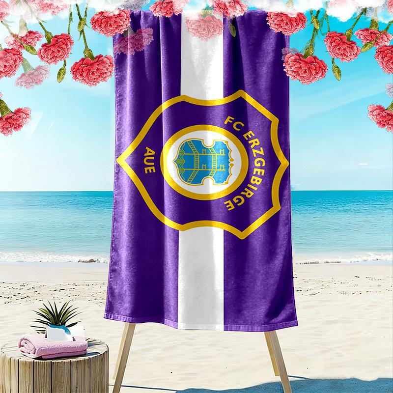 Erzgebirge Aue Druck Strandtuch, Großes Weiches Schnelltrocknendes Handtuch für Strand Camping Schwimmen 70cmx140cm(27x55inch) blue