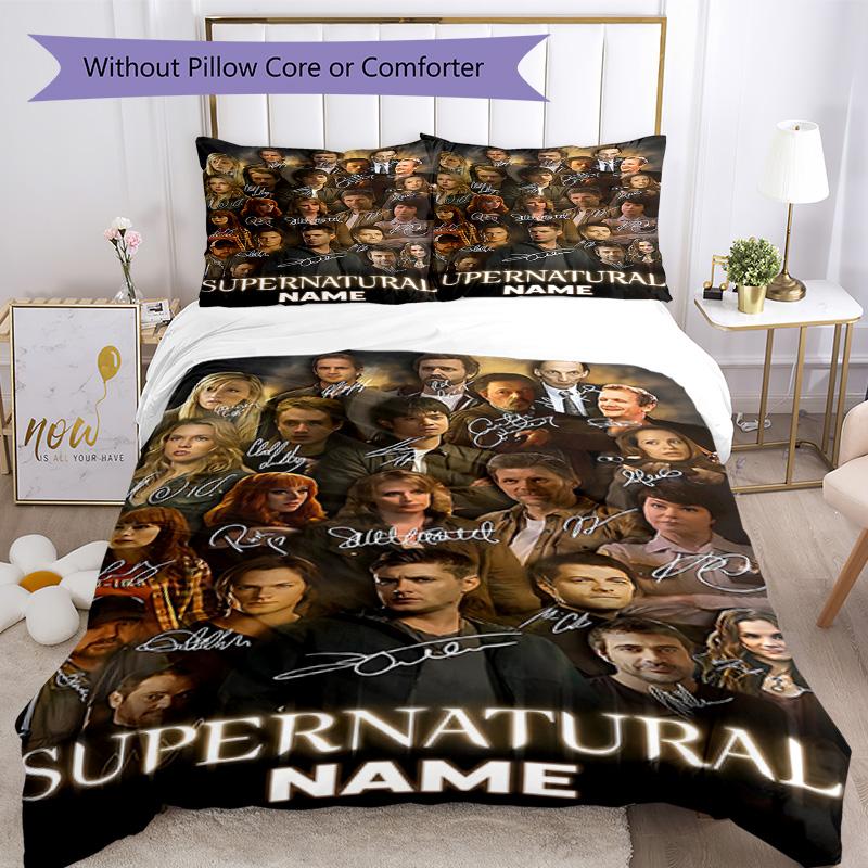 Warner Bros. Movies (6) Customize your name Bedding Set Breathable Duvet Cover with Pillowcases Home Decoration Birthday Gift