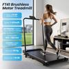Formill FT41 Brushless Motor Walking Pad Incline Treadmill with Handle Bar 1–10KM/H Speed LED Display Remote Control Compact Home Office Treadmill