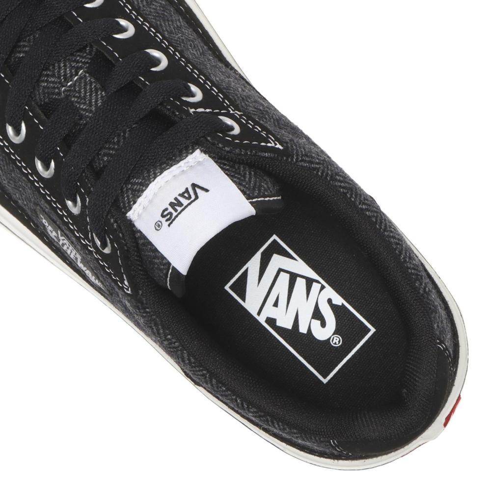 Vans Fin Black White V3938 Twd Black White
