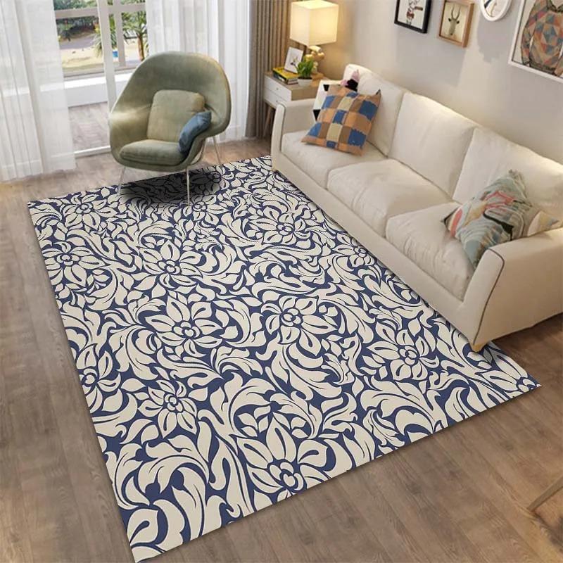 

Baroque Style Printed Floor Mats Door Front Decoration Home Living Room Floor Mats 40x60cm
