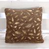 Hot Stamping Plush Leaf Series Pillow Pillow Case Pillow Bed Bedside Pillow