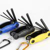 8 In 1 Multi-Function Bike Repair Tool Folding Metric Repair Tool Portable Socket Wrench Portable Bike Essential Tool