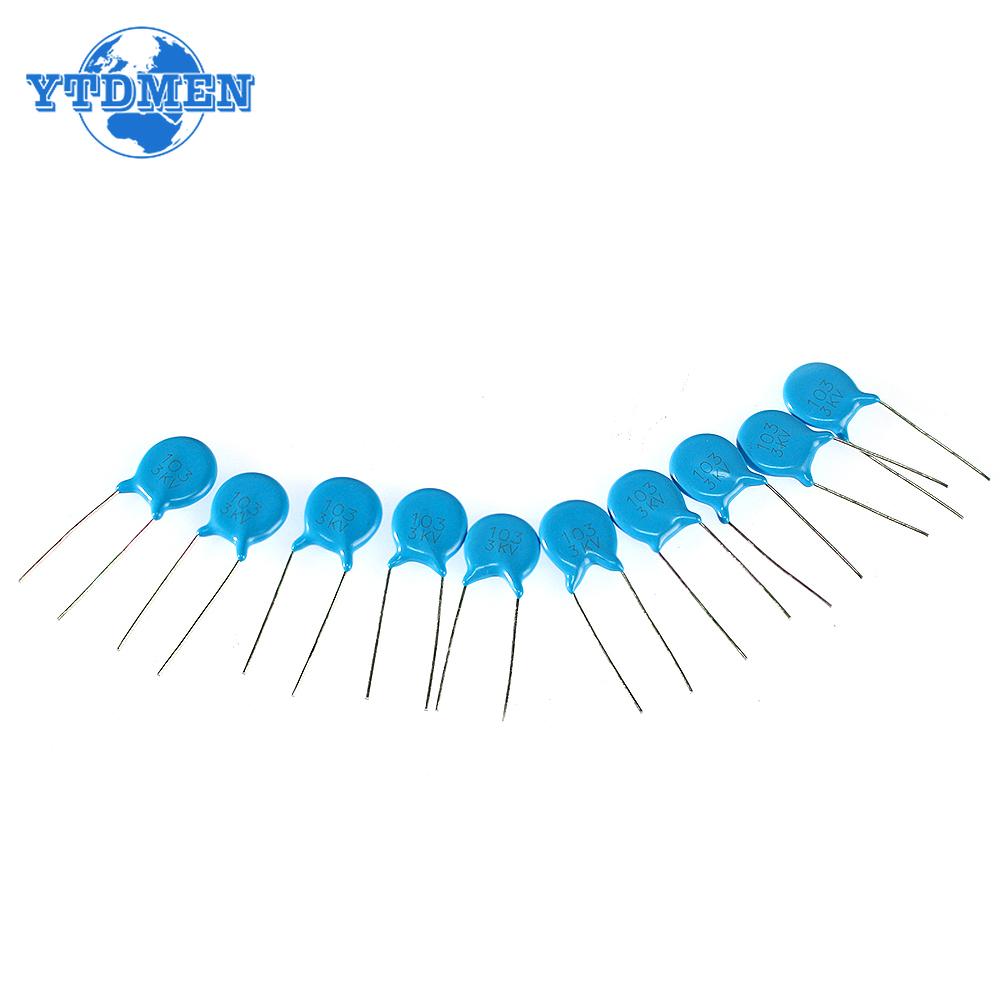 180PCS 3KV High Voltage Ceramic Capacitor 5P 10P 15P 20P 22P 27P 30P 47P 56P 100P 220P 330P 470P 102 222  332 472 103