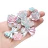 30g/Lot Colorful Mixed Butterfly Fan Acrylic Beads Spacer Loose Bead for DIY Necklace Bracelet Jewelry Making Accessories