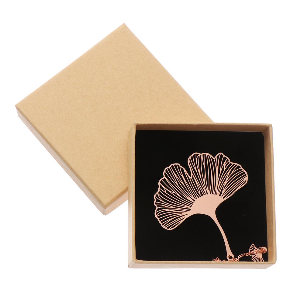 New Book Holder Apricot Tassel Metal Bookmark Leaf Chinese Style