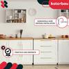 KOTARBAU® Kitchen Furniture Handle Classic Modern Oblong Long Matte Gold 221 MM Spacing 192 MM Set of 10