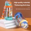 600ml Cute Water Bottle for Children Sippy Cup With Straw Leakproof Outdoor Portable Kids Water Bottles for School Drink Bottle