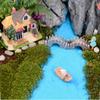 Resin Craft Resin Bridge Miniatures Small Bridge Jiangnan Small Bridge Creative   Fairy Garden