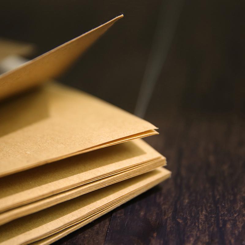 JIANWU Creative kraft paper Traveler notebook inside page Diary notebook Various styles