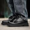 British Platform Casual Leather Shoes Derby Shoes