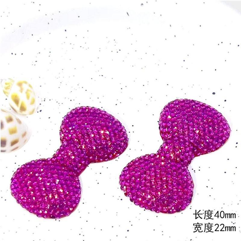 Ton Vollbohrer Mittlere Schleife 3D Süß Niedlich Luxuriös Glänzend DIY Vielseitig Handy Tasche Kette Schlüsselanhänger Zubehör