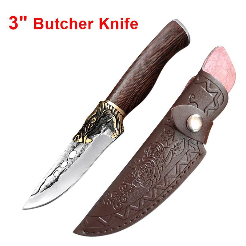 

Кухонные ножи для обвалки рыбы, мяса, фруктов, овощей, поварской нож для разделки мяса, цветная деревянная ручка, кухонная утварь