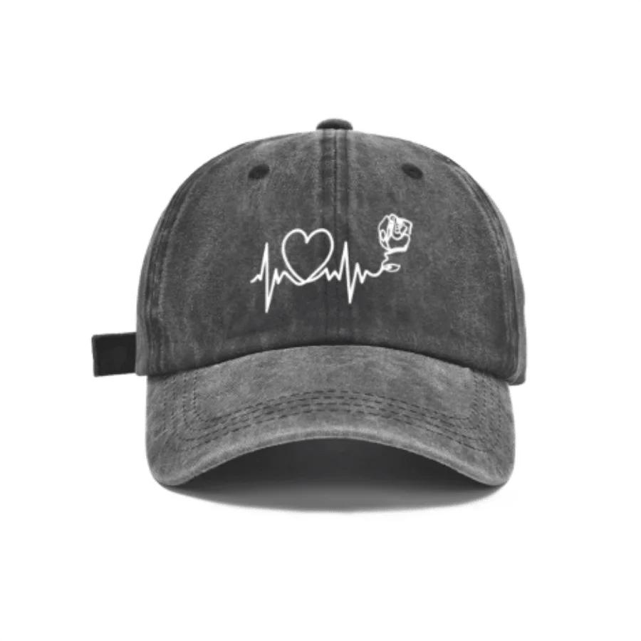 Water Washed Distressed Adjustable Dad Hat With Embroidered Palm Trees Casual Unisex Cotton Cap