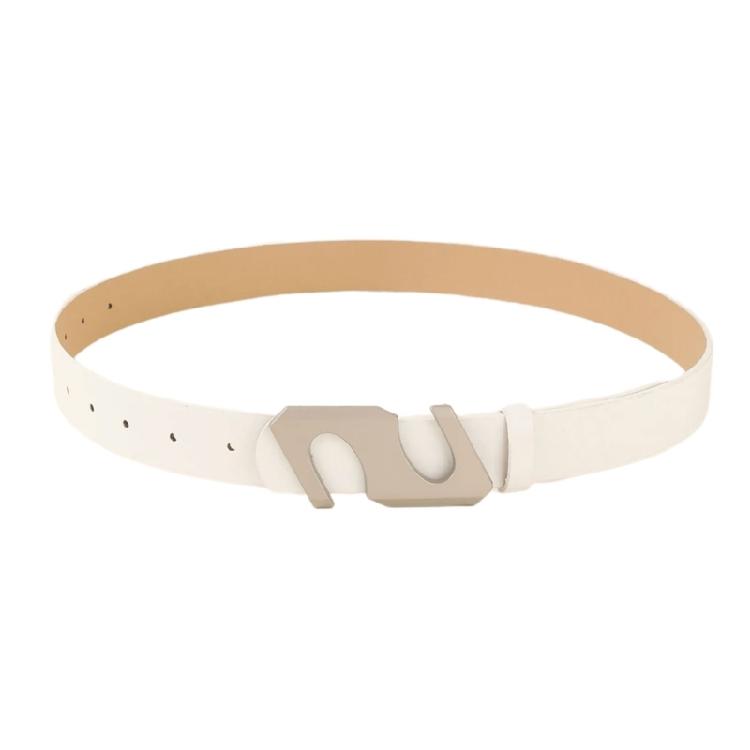 Повседневный ремень Ковбойский Панк Поясной ремень Овальная пряжка для джинсов Платья Унисекс