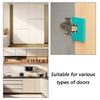 Magnetic Door Hinge Alignment Tool Plastic Mounting Clip For 2mm Gaps Control Prevents Drilling Errors In Bathroom Cabinet Install