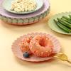 Dim Sum Cake Plate PP Material Thickened Flexible Durable Table Home Fruit Snack Plate Creative Simple Solid Color Plate